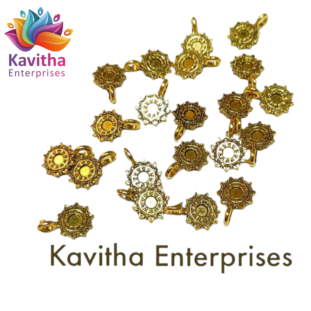 6MM, Anitque Metal Gold Beads, For Jewelry ,Bracelet ,Necklace , Saree Tassels Making Sold By 40 Gram (Approx 64 Beads )