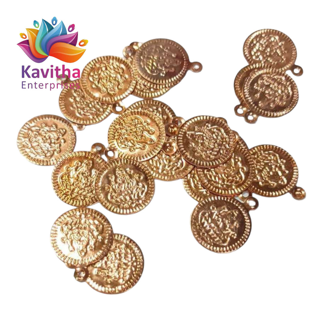 Coper Colour Plastic Beads For Saree Tassels , Saree Kuchu ,Craft ( 50 gram ) CB4