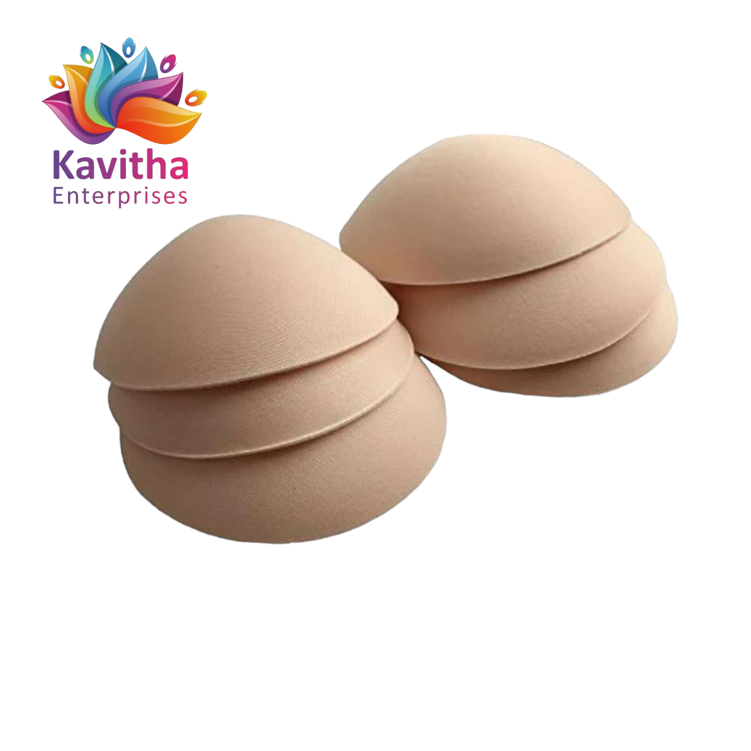 Bra Cups Pad for Women Round Cotton Cup Bra Pads Blouse Cups Pads Inserts pack of set Sizes (30,32,34,36,38,40,42