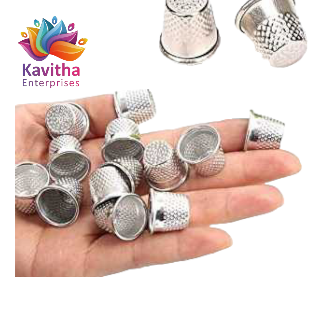 1 Pice Sewing Thimble Finger Thimble Metal Sewing Protector for DIY Crafts(19×18mm)