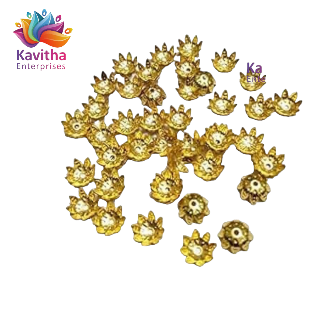 Metal Flower Cape, Golden 10 Gram