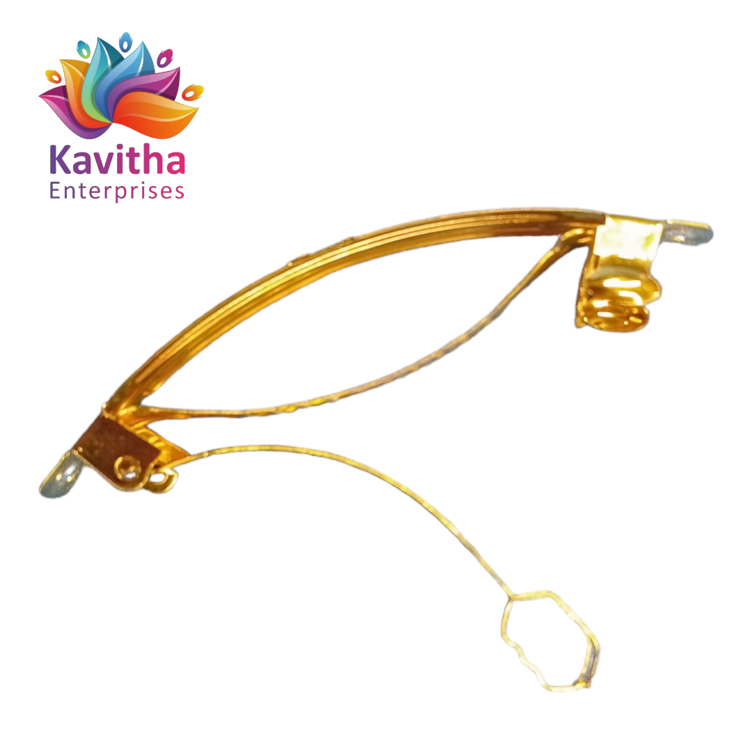 Gold Plated French Barrette Hair Clips ( Pack of 1 Pice ) or ( Pack of 10 Pices )