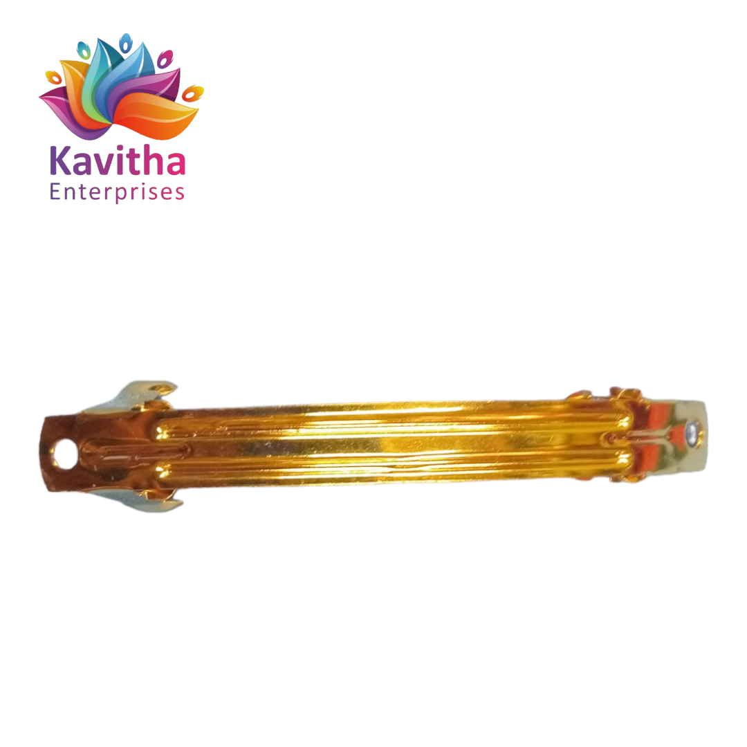 Gold Plated French Barrette Hair Clips ( Pack of 1 Pice ) or ( Pack of 10 Pices )