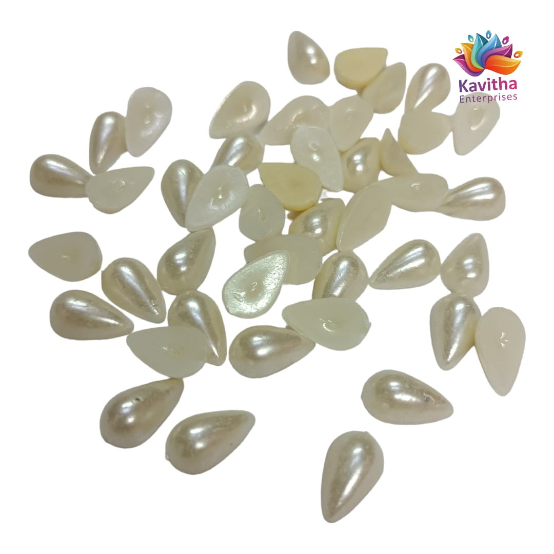 tilak Beads – 4*6,5*8 – 10g & 50g Packs for Embroidery, Jewelry, and Crafts