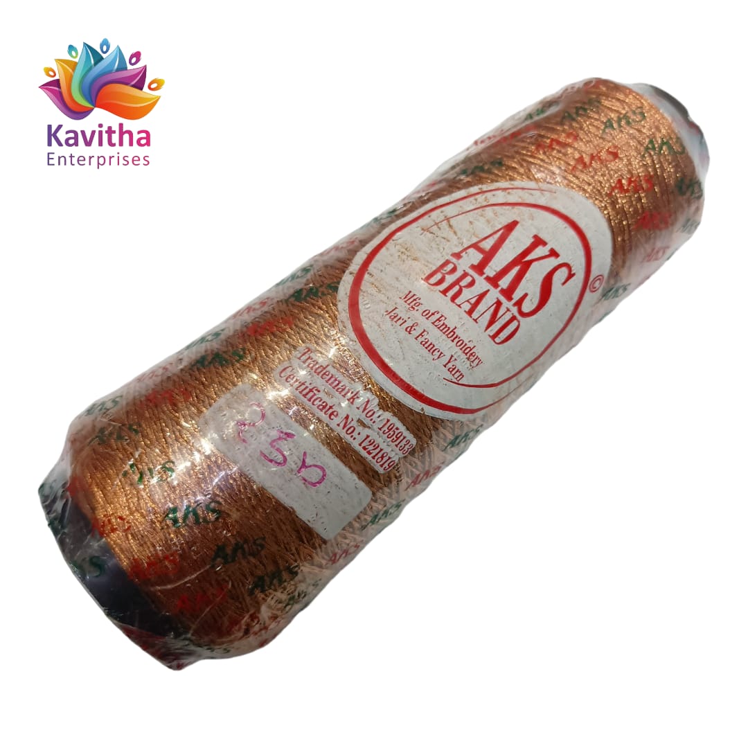 Zari Thread for Embroidery, Sewing and Jewelry Making pack of 1 pice