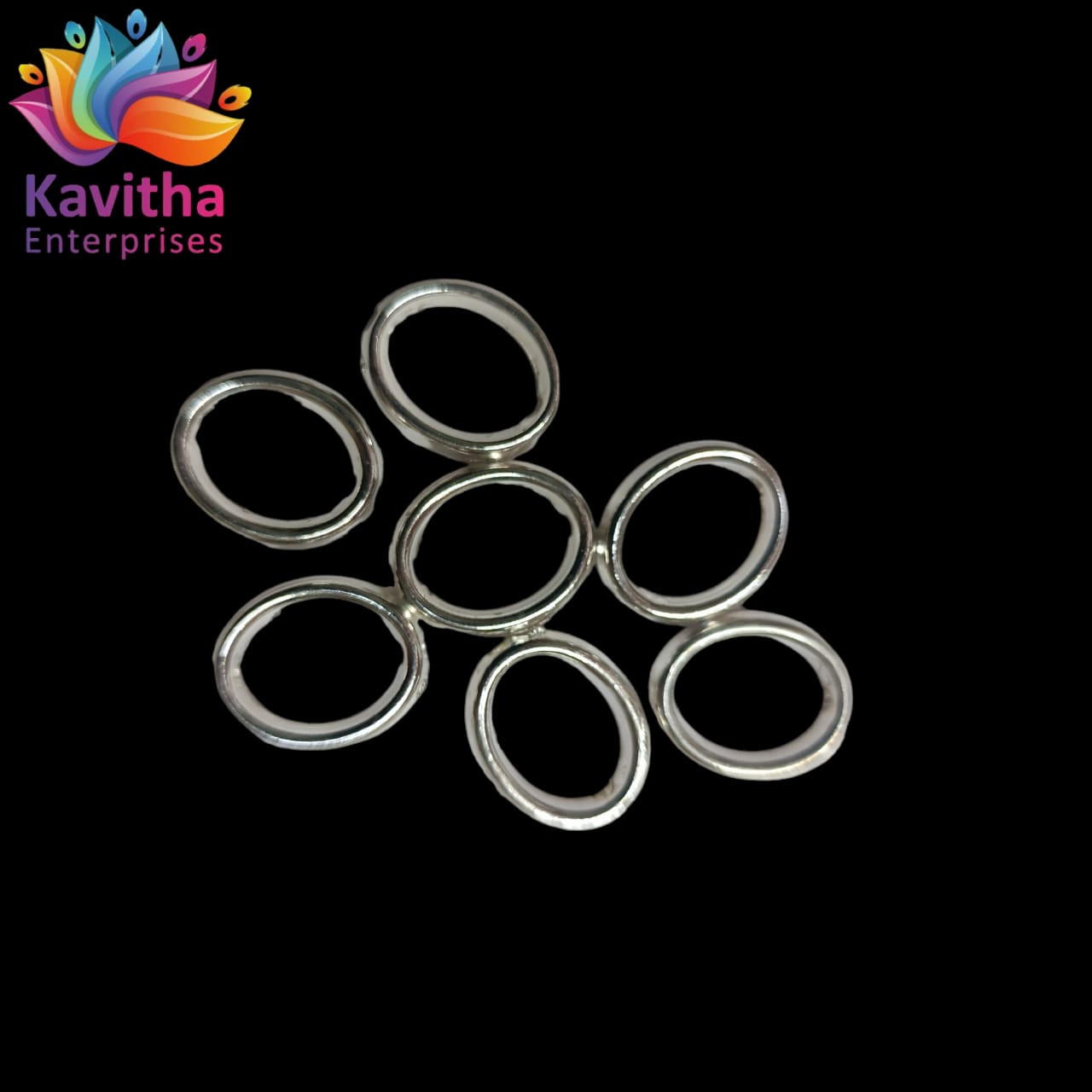 CCB Plastic Beads Silver Color For Saree Tassels / kuchu , Jewelry ,craft ( 25 grm )