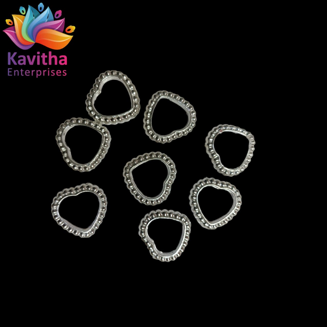 CCB Plastic Beads Silver Color For Saree Tassels / kuchu , Jewelry ,craft ( 25 grm )