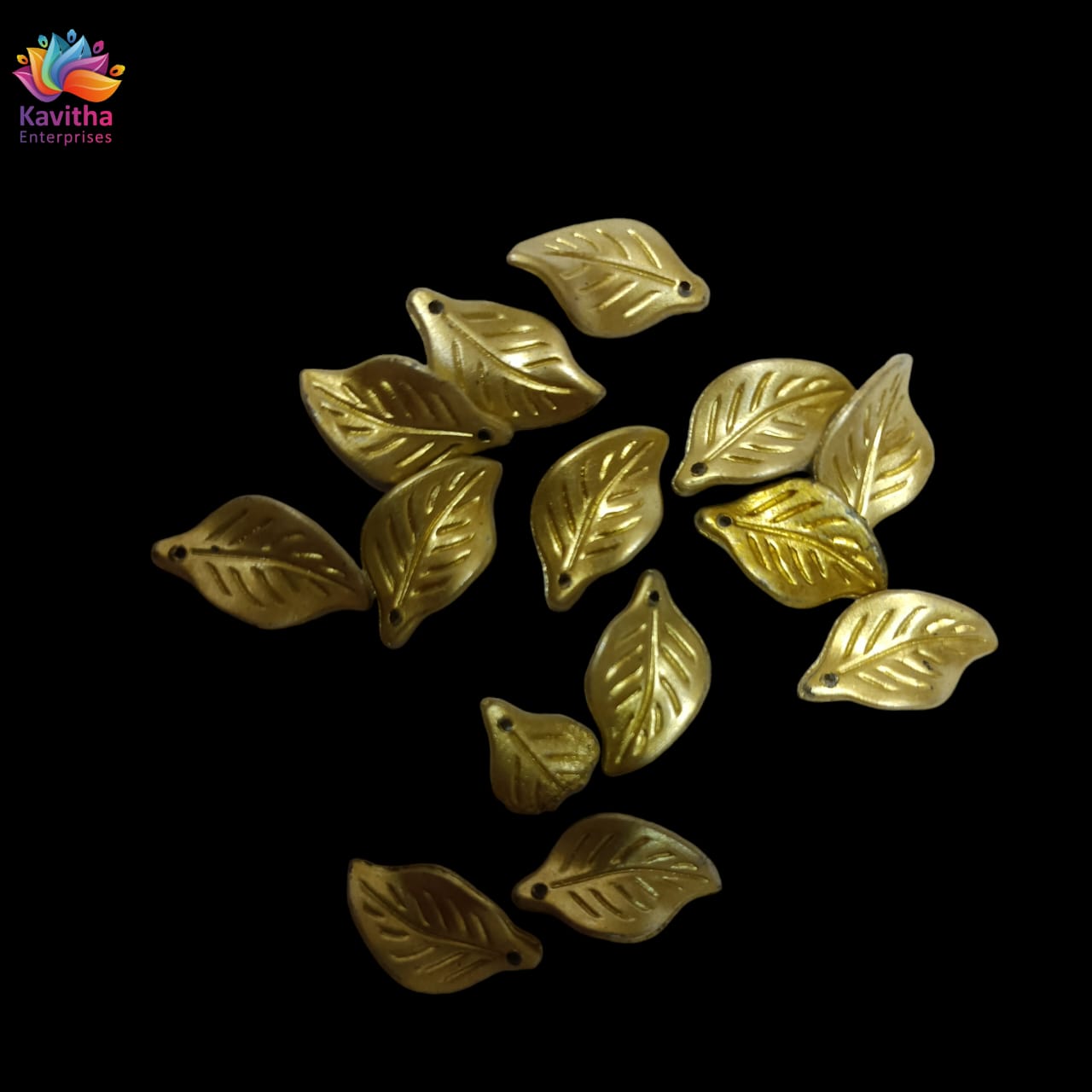 Acrylic Dull Gold Beads for Embroidery, Saree Tassels, and Jewelry Making (Pack of 50 grams)