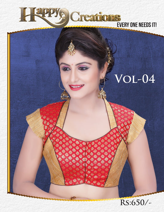 Happy creations everyone needs it blouse pattren  book ( vol-04 )