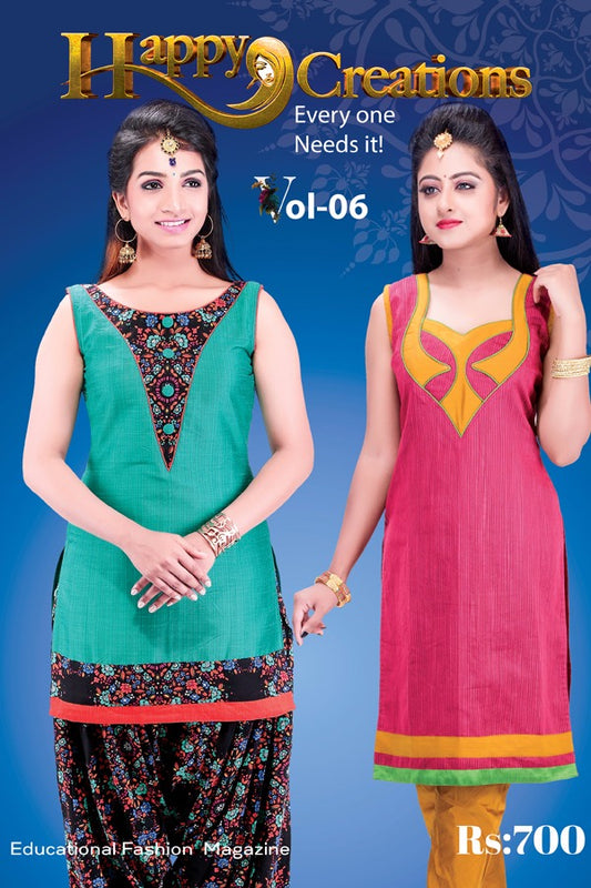 Happy creations everyone needs it dress pattren  book ( vol-06 )