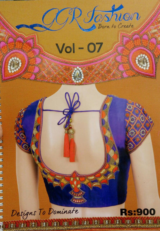 GGR Fashion hand embroidery designs book ( vol-07 )