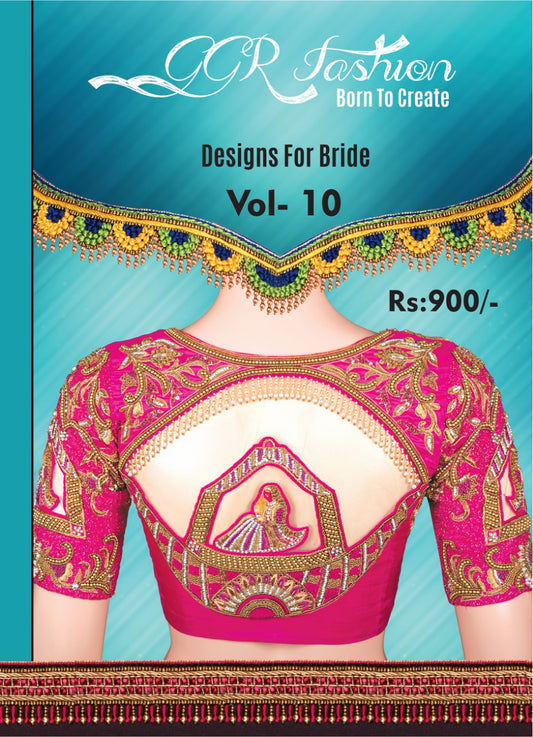 GGR Fashion hand embroidery designs book ( vol-10 )