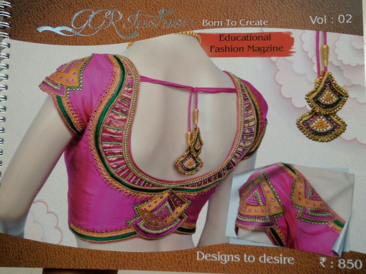 GGR Fashion hand embroidery designs book ( vol-02 )