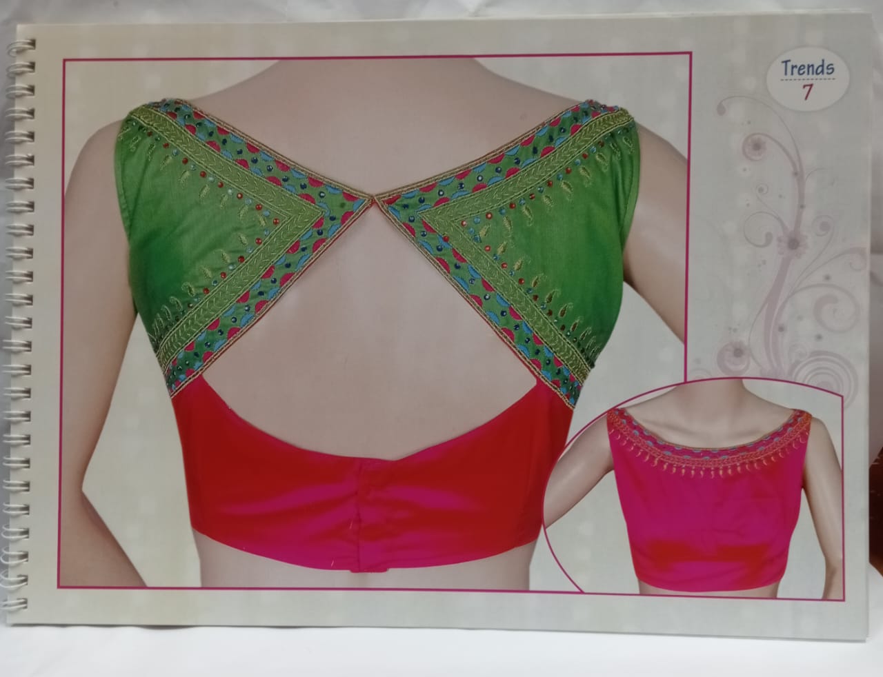 "Trends Volume No. 05 - Blouse Pattern Book for Hand Embroidery & Aariwork (Pack of 1, 45 Pages)"