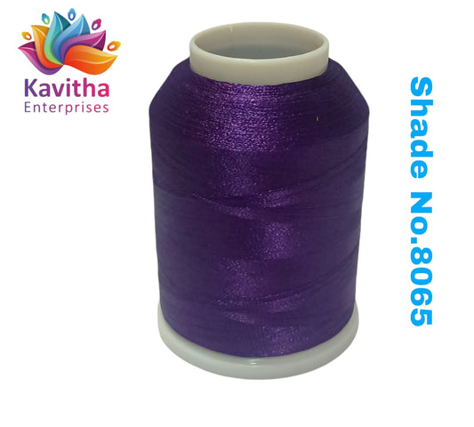 Parpel Computer Machine Embroidery Thread by R Rock -3000 Meters, 65g Spool
