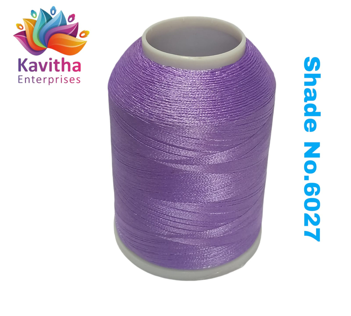 Light Parpel Computer Machine Embroidery Thread by R Rock -3000 Meters, 65g Spool