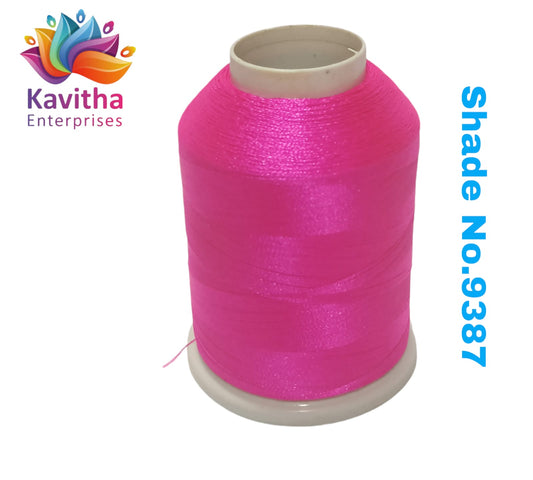 Pink Computer Machine Embroidery Thread by R Rock -3000 Meters, 65g Spool