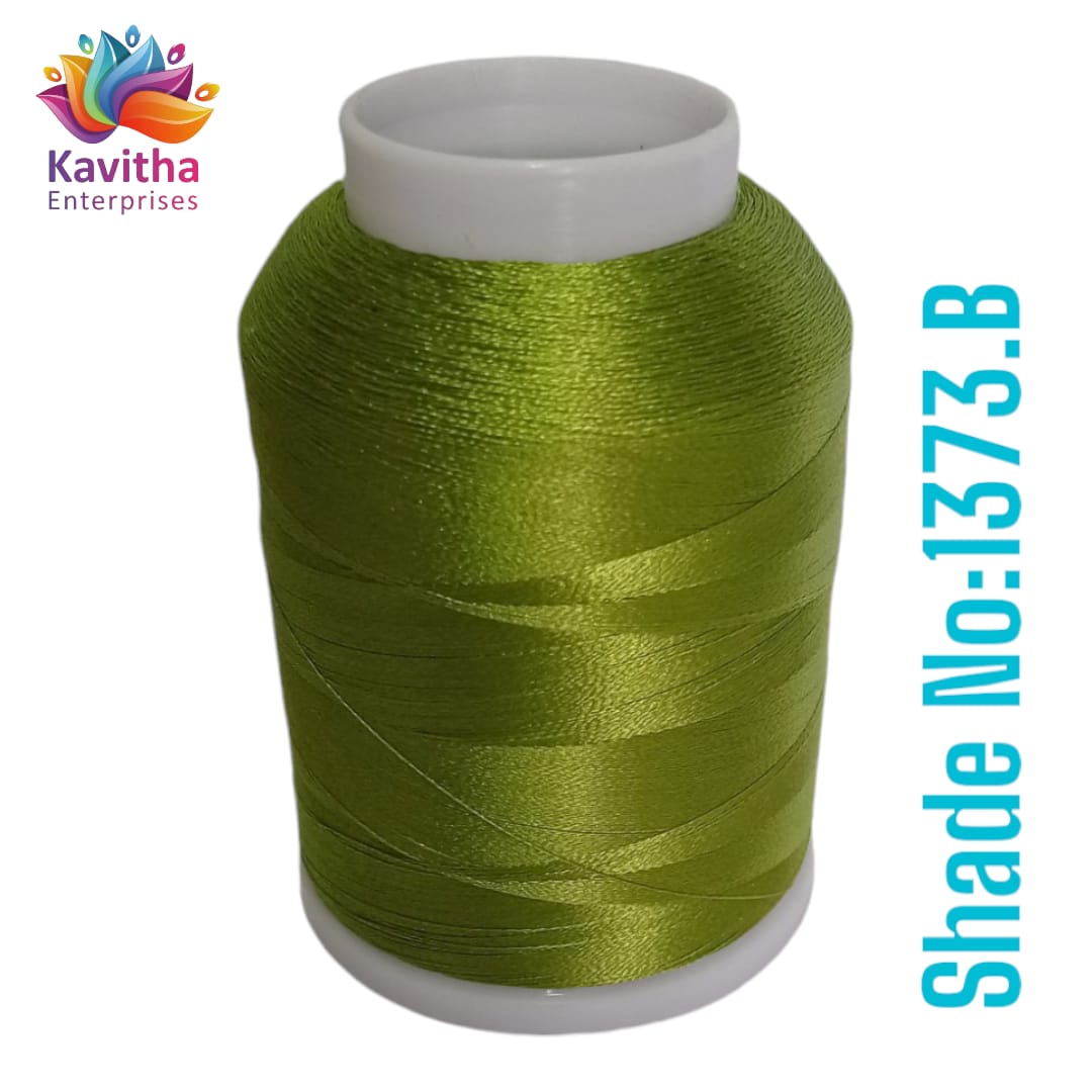 Green Computer Machine Embroidery Thread by R Rock -3000 Meters, 65g Spool