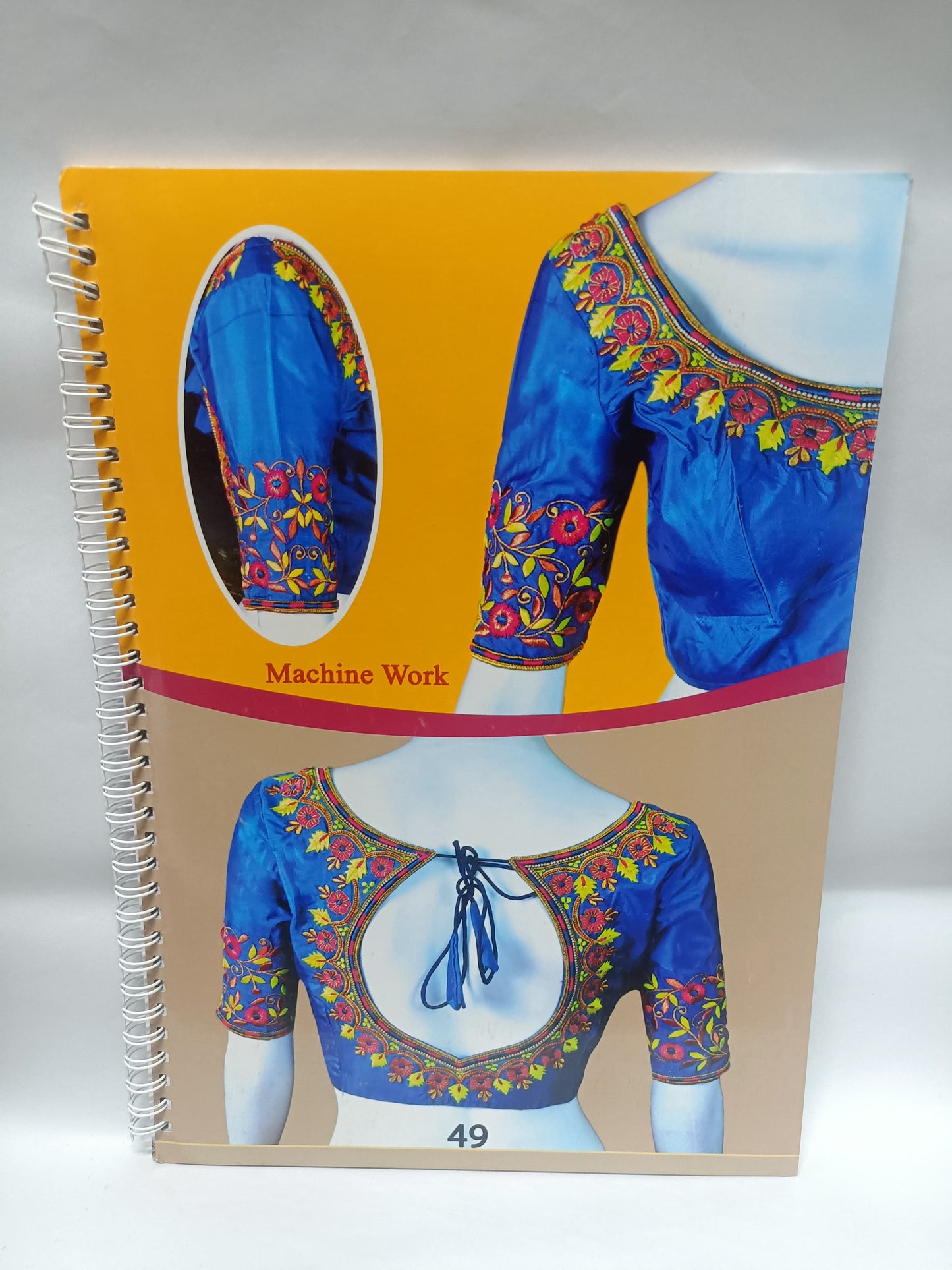 SPV Fashion Machine & Hand Work Blouse Design Book – Volume 01 (49 Pages, Premium Embroidery Pattern Book)