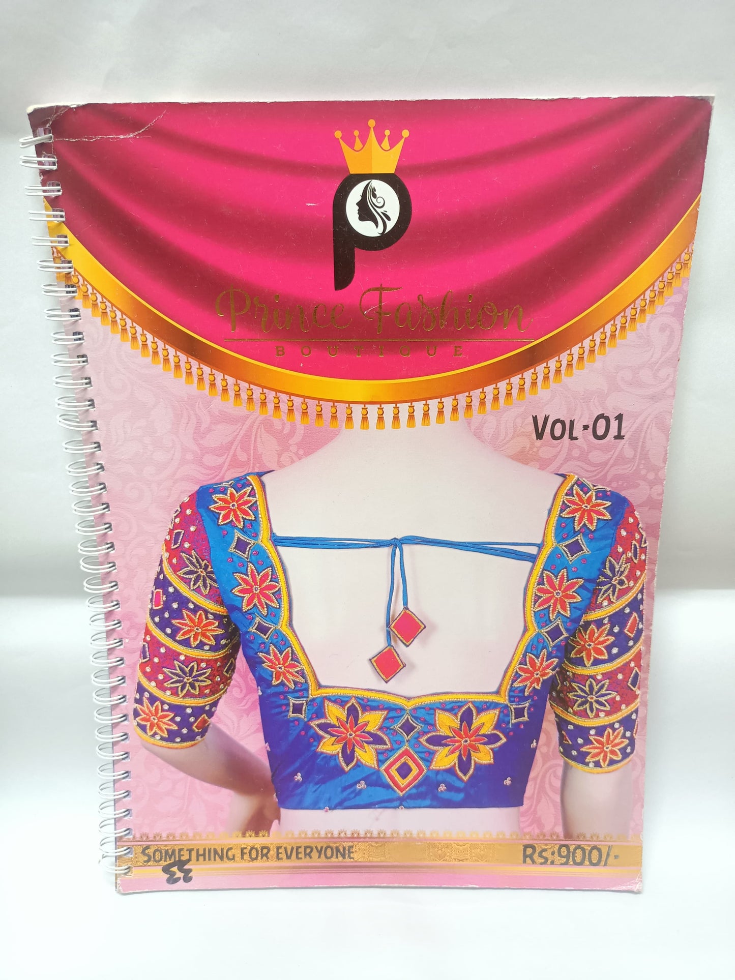 Prince Fashion Boutique Blouse Design Book – Volume 01 (44 Pages, Hand & Machine Work Patterns)