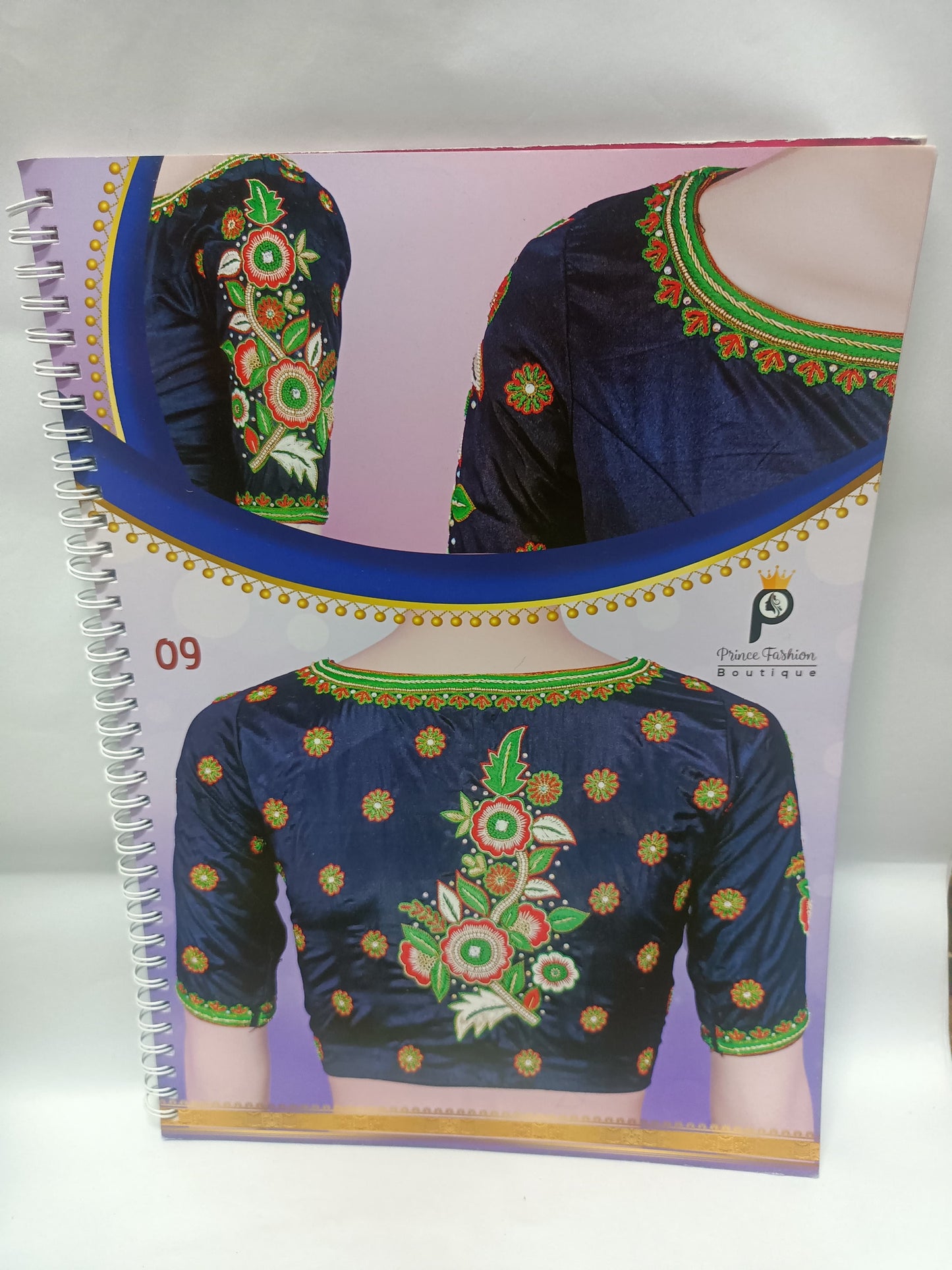 Prince Fashion Boutique Blouse Design Book – Volume 01 (44 Pages, Hand & Machine Work Patterns)