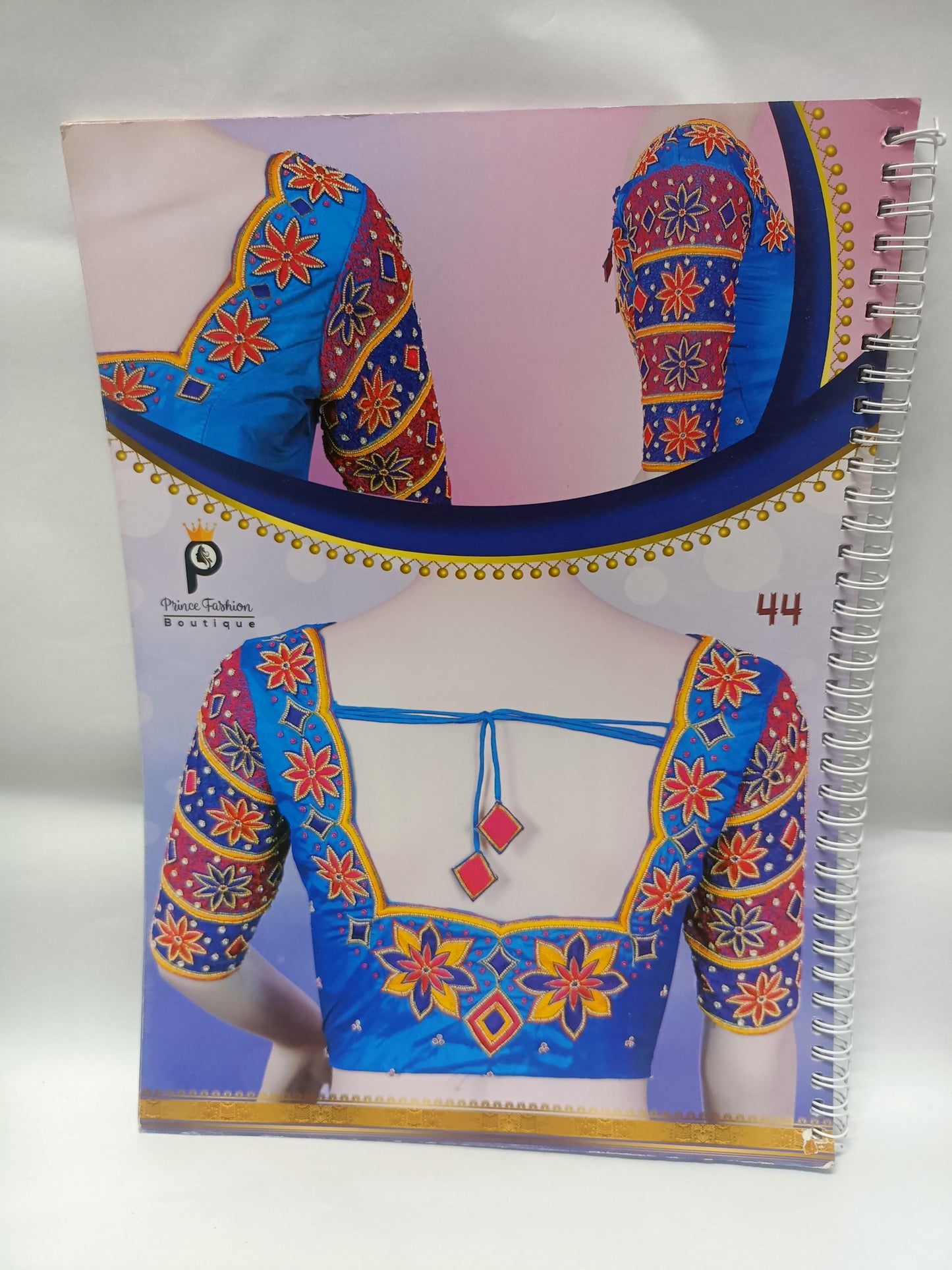 Prince Fashion Boutique Blouse Design Book – Volume 01 (44 Pages, Hand & Machine Work Patterns)