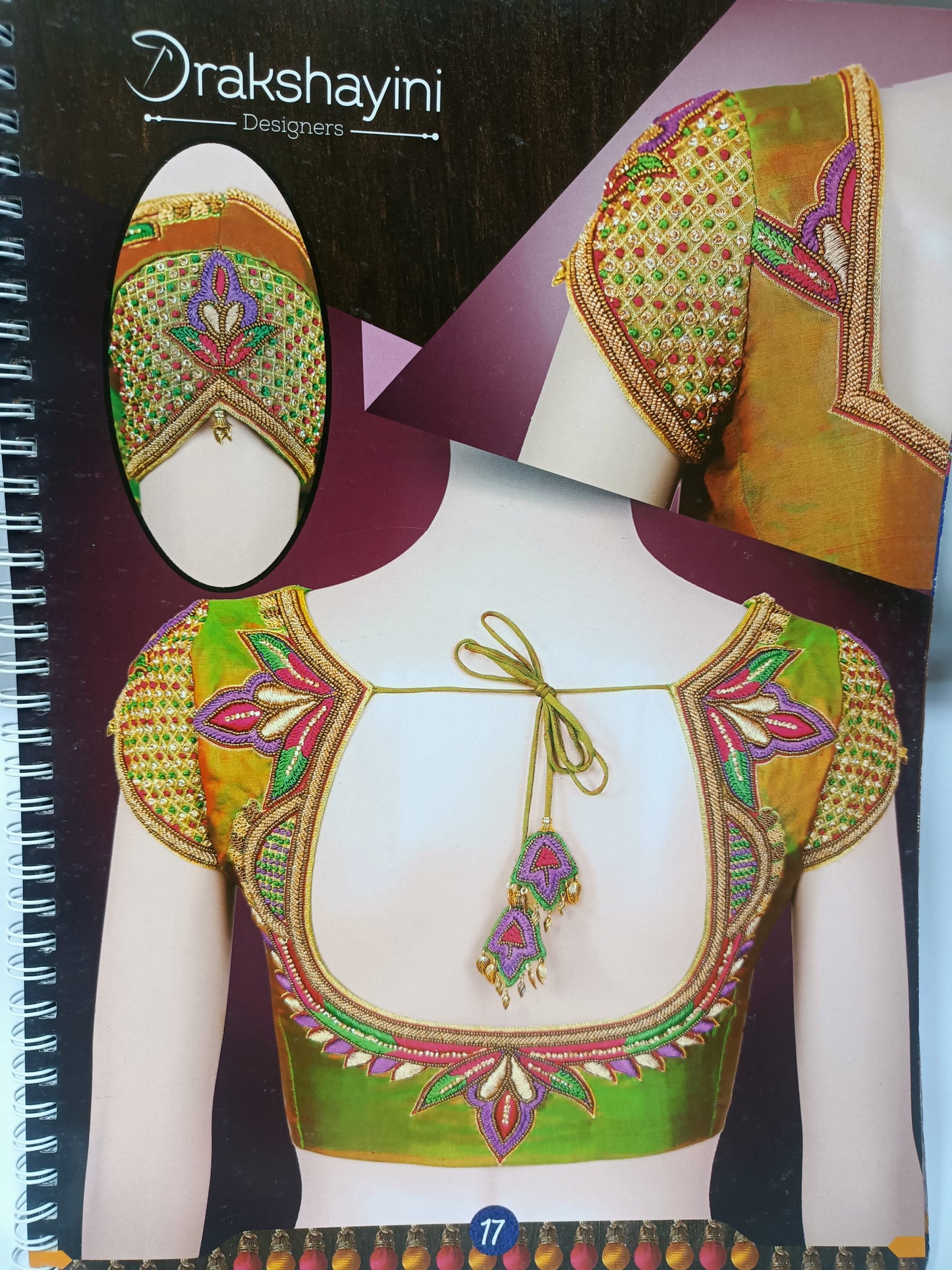 Drakshayini Designers Handwork Blouse Design Book – Volume 03 (55 Pages, Embroidery Pattern Magazine)