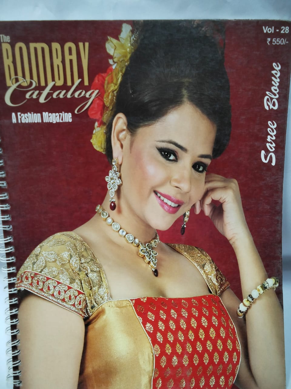 The Bombay Catalog – Blouse Embroidery Work Book vloume 28 (41 Pages, Fashion Magazine for Hand & Machine Work Designs)
