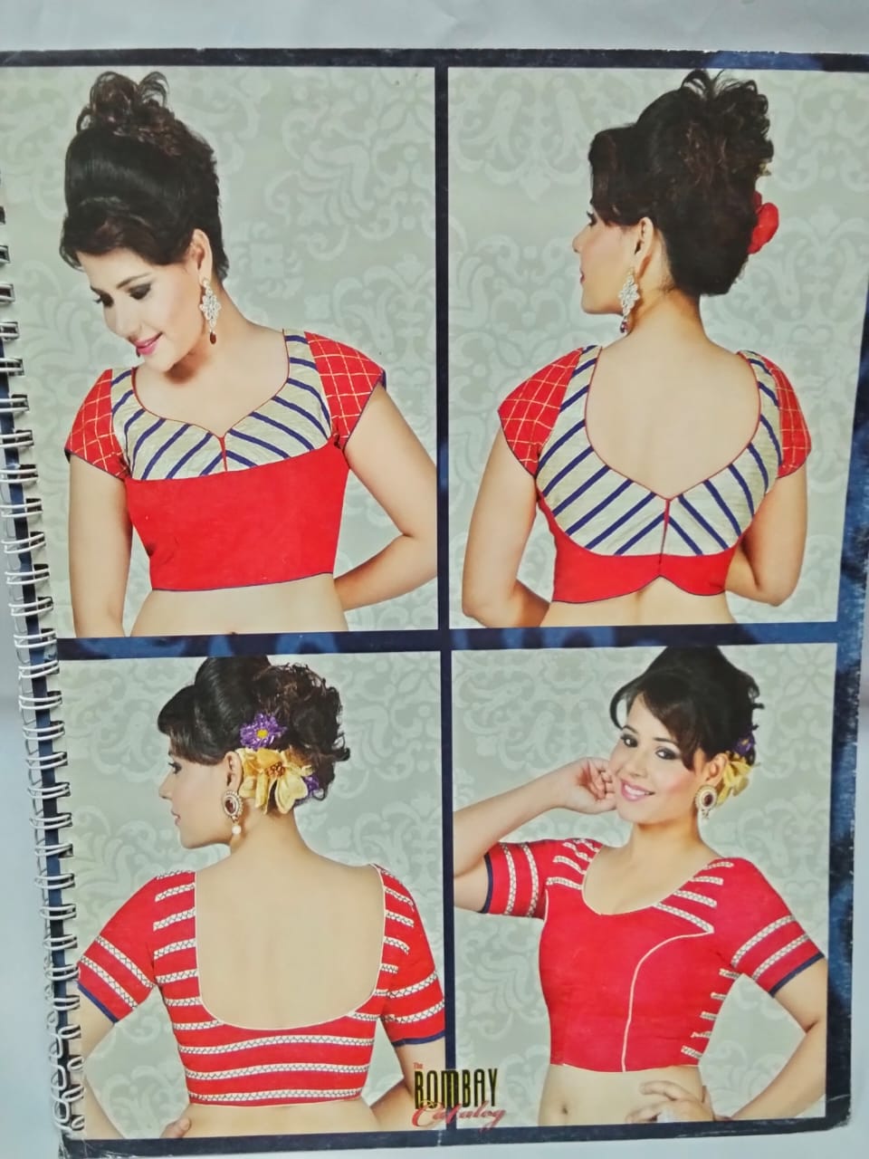 The Bombay Catalog – Blouse Embroidery Work Book vloume 28 (41 Pages, Fashion Magazine for Hand & Machine Work Designs)