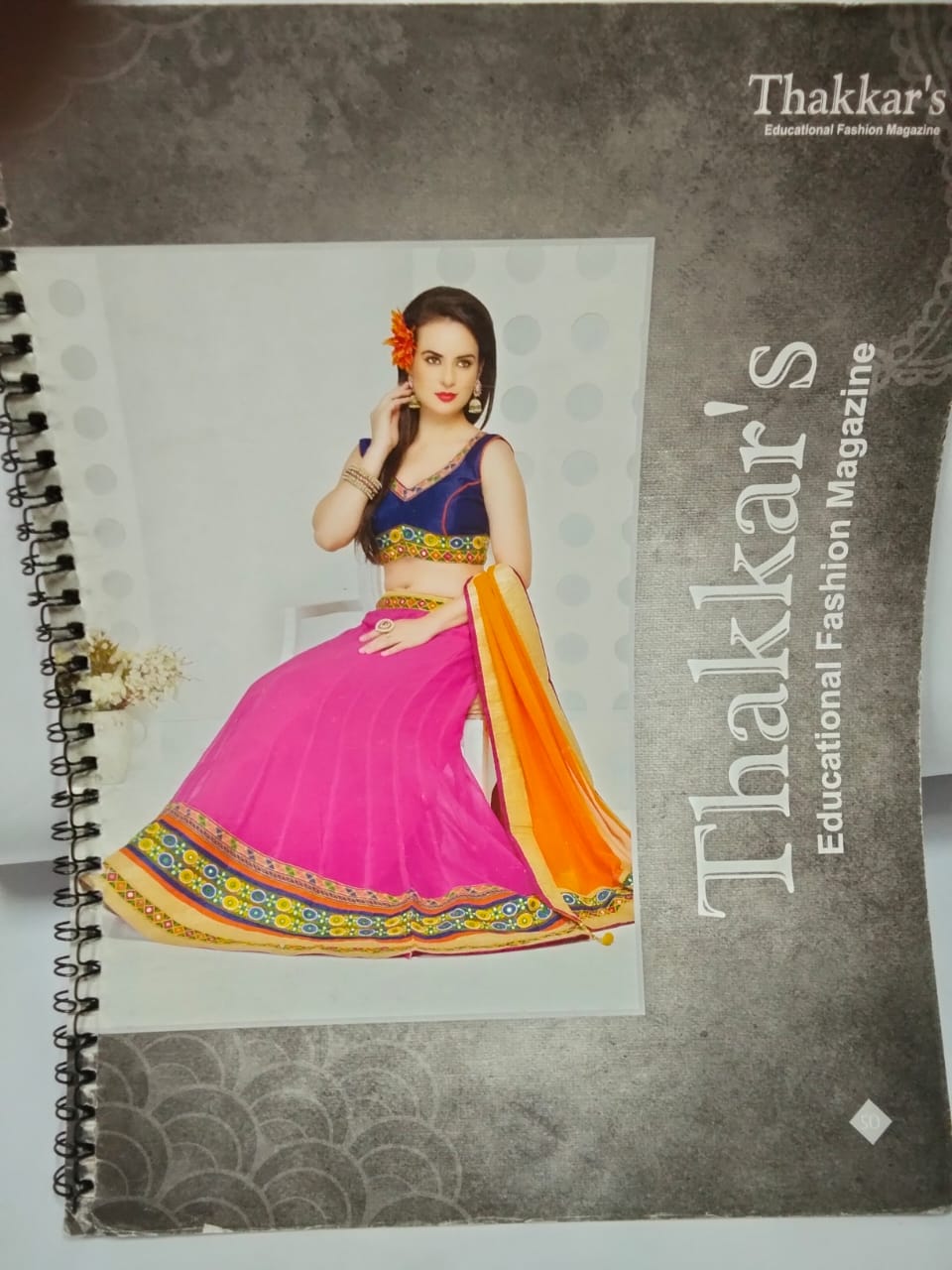 Thakkar’s Educational Fashion Magazine – Volume 24 (50 Pages, Blouse Embroidery Work Book)