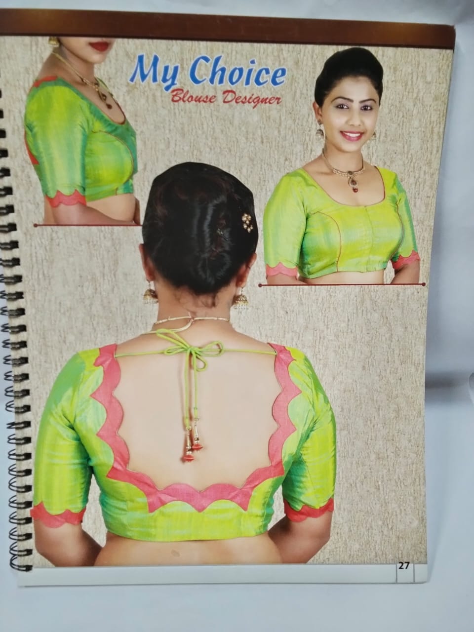 My Choice Blouse Designer Book – Volume 01 (52 Pages, Hand & Machine Embroidery Pattern Guide)