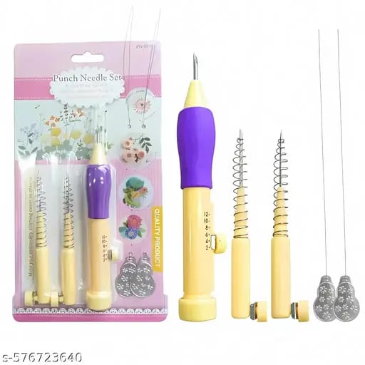 Punch needle set (pack of set of 3 )