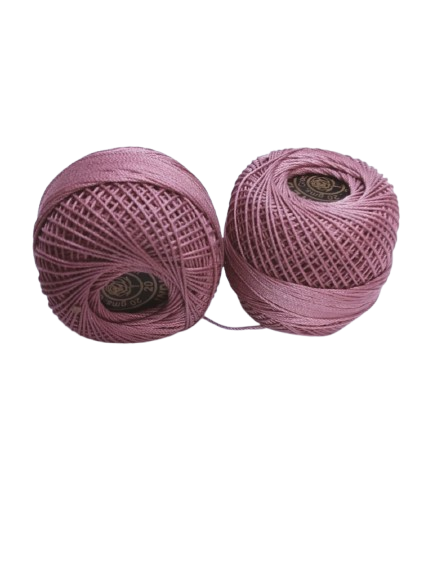 **Red Rose Tatting Crochet Threads light onion colour - Blue (1 Ball, 20g)**