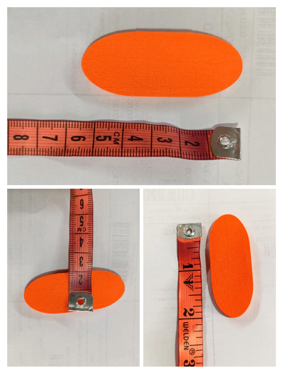 Oval shape Flower Cloth Petal For Decoration (100 Gram / 1400 Petals)
