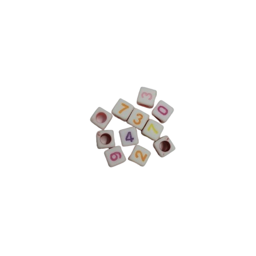 Plastic Beads for Art & Craft, Bracelet Making, and Jewelry Crafting (30g Pack)