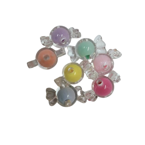 Plastic Beads for Art & Craft, Bracelet Making, and Jewelry Crafting (30g Pack)