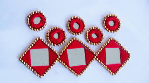 Half Round Shape Mirror for Embroidery Works, Lippan art work Qty - 200 pcs, Art and Craft,Decorative Material