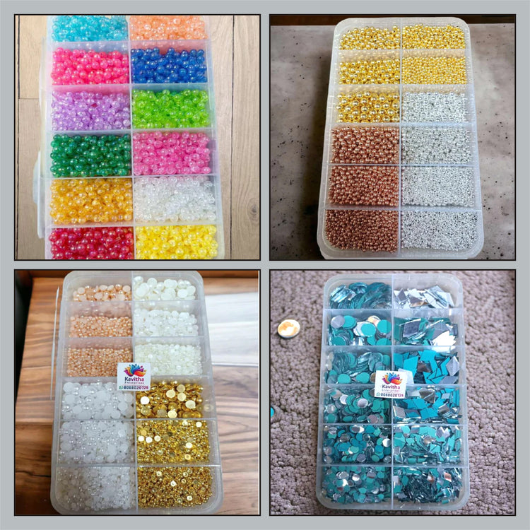 Sugar Beads , Cut Beads , Mirror , All Types Kit