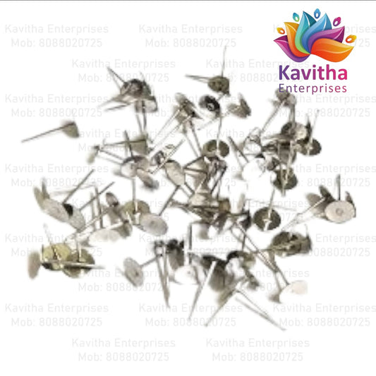 Jewellary Making Stud, Golden/ Silver( Pack og 10 Gram )