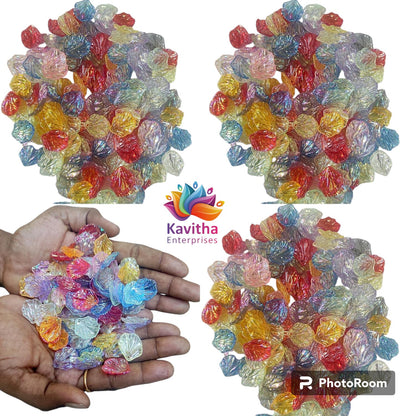 Colour full shell beads for jewery making, art and craft, necklace ( pack of 10 gram )