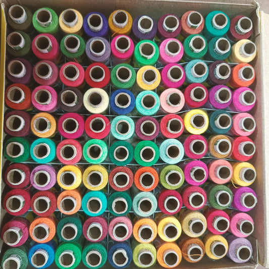 SPADE POLY SPUN POLYESTER THREAD, For Sewing, Packaging Type: Reel