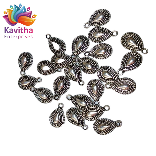 6MM, Anitque Metal Silver Beads, For Jewelry ,Bracelet ,Necklace , Saree Tassels Making Sold By 40 Gram (Approx 40 Beads )