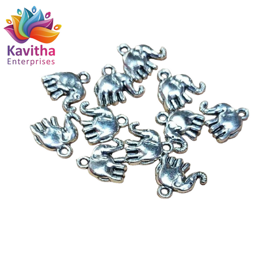 6MM, Anitque Metal Silver Beads, For Jewelry ,Bracelet ,Necklace , Saree Tassels Making Sold By 40 Gram (Approx 52 Beads )