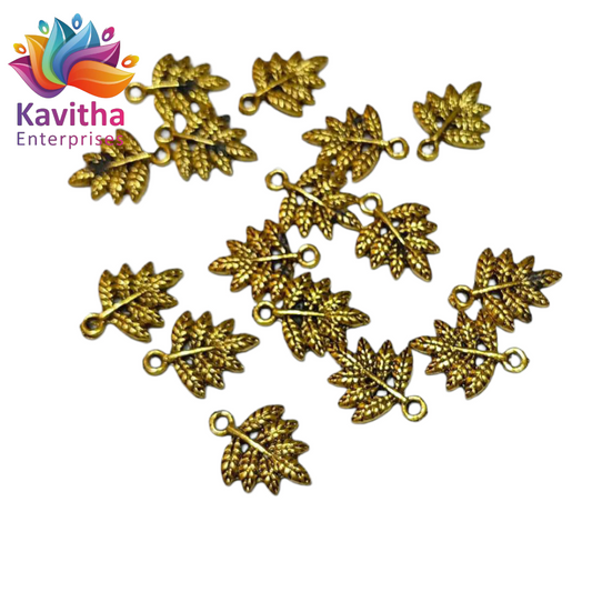 10MM life disgin, Anitque Metal Gold Beads, For Jewelry ,Bracelet ,Necklace , Saree Tassels Making Sold By 40 Gram (Approx  35 Beads )