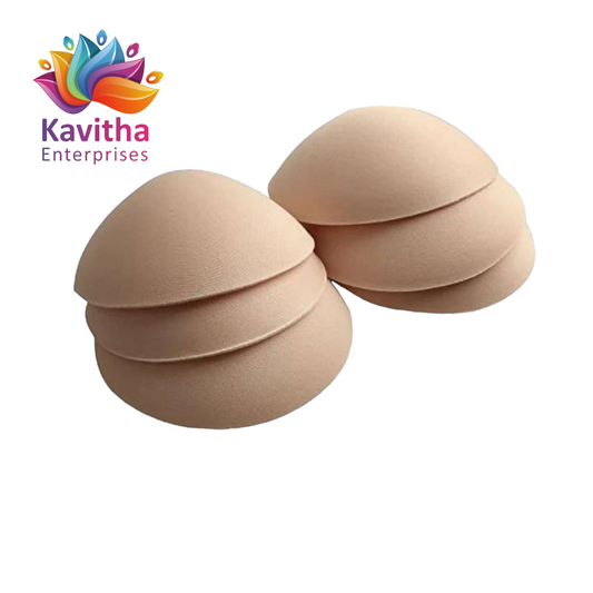 Bra Cups Pad for Women Round Cotton Cup Bra Pads Blouse Cups Pads Inserts  pack of 1 set  Sizes  (30,32,34,36,38,40,42 )