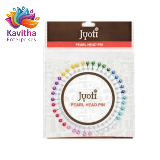 Jyoti Coloured Pearl Head Pins