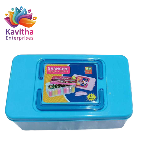 Kavitha Enterprises (1 pc of 45 reels thread box) for stitching, tailor kit for for homes & shop Sewing Kit