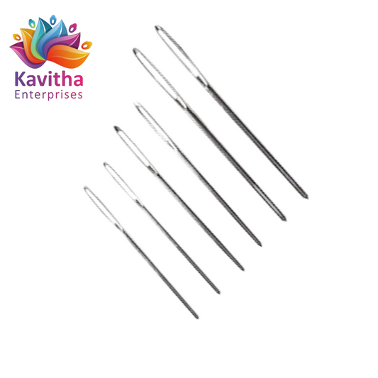 Yarn 400-5-5002 Large-Eye Blunt Needles,( Set of 6 )