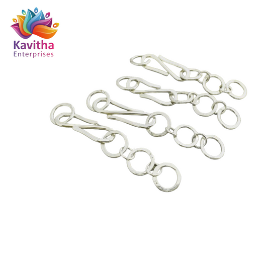 Jewellery Making Hooks, 5 Piece ( Gold / Silver )