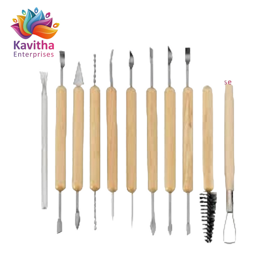 Craft Wooden Clay Tools Set
